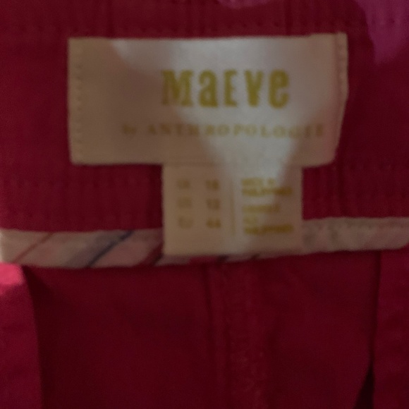 Anthropologie Maeve Shorts Elena Women’s High Rise Preppy Pink 12 - Picture 5 of 5